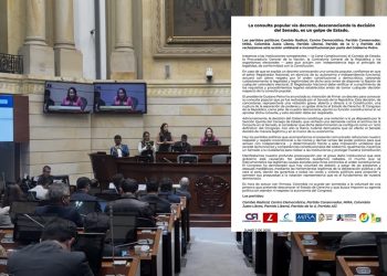 Ocho partidos firman comunicado conjunto: “Consulta por decreto sería un golpe de Estado”