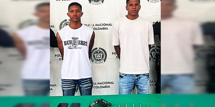 Cayeron dos presuntos ladrones armados que planeaban robos en el norte de Barranquilla