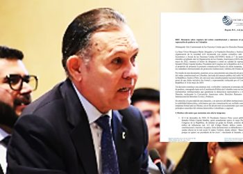 Presidente del Congreso alerta a la ONU sobre posible ruptura del orden constitucional en Colombia