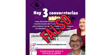 Ministerio de Educación alerta sobre convocatoria falsa para docentes
