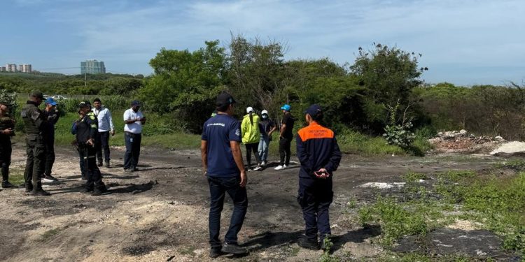 Alcalde Char rechaza grave caso de contaminación ambiental cerca al Ecoparque Ciénaga de Mallorquín