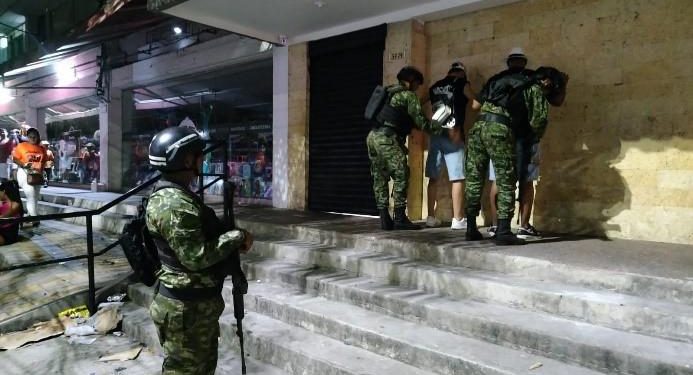 Con patrullaje militar se siguen fortaleciendo las estrategias de seguridad en Barranquilla