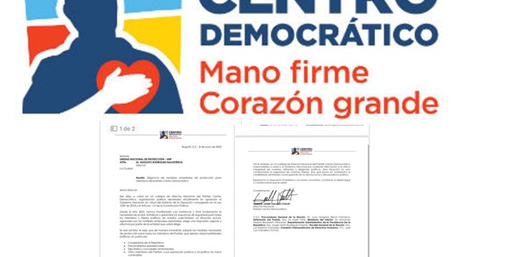Centro Democrático exige a la UNP protección urgente para sus líderes tras atentado a Miguel Uribe