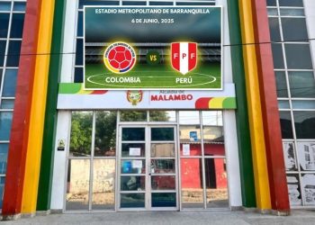 En Malambo, tarde cívica por el partido entre Colombia y Perú