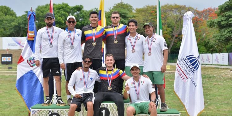 Sobresaliente participación colombiana en la Copa Merengue de arquería