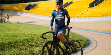 Stefany Cuadrado, en el equipo Panam Sports Asu2025