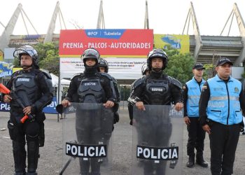Más de 1.400 policías desplegados para blindar el partido Colombia vs. Perú en Barranquilla