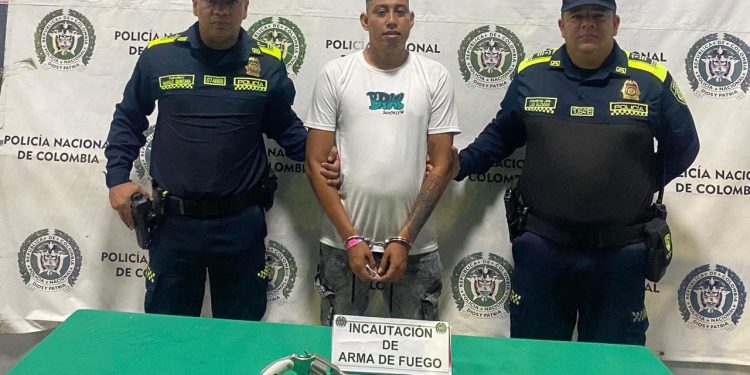 Cayó por porte ilegal de arma de fuego en evento público en Soledad