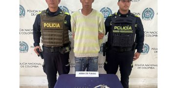 Capturado por porte ilegal de arma de fuego en Malambo