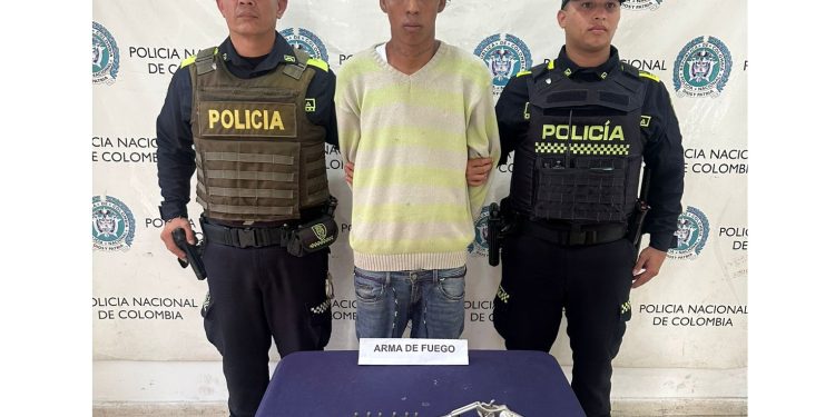 Capturado por porte ilegal de arma de fuego en Malambo