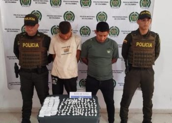 Capturan a 2 hombres en Magangué por tener más de 365 dosis de cocaína