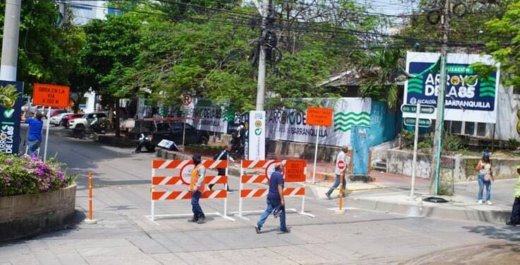 Atención: cierre vial en la calle 85 de Barranquilla hasta diciembre