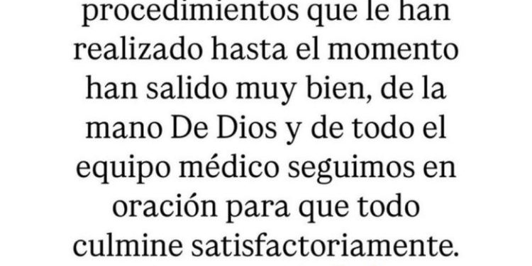 Miguel Uribe continúa en cirugía y su estado es estable, confirma su esposa