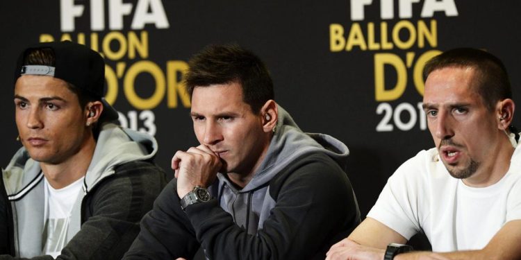 Ribéry lanza dardo a Cristiano Ronaldo por el Balón de Oro