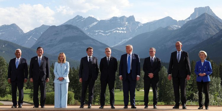 G7 redobla apoyo a Ucrania mientras Trump abandona cumbre por crisis en Medio Oriente