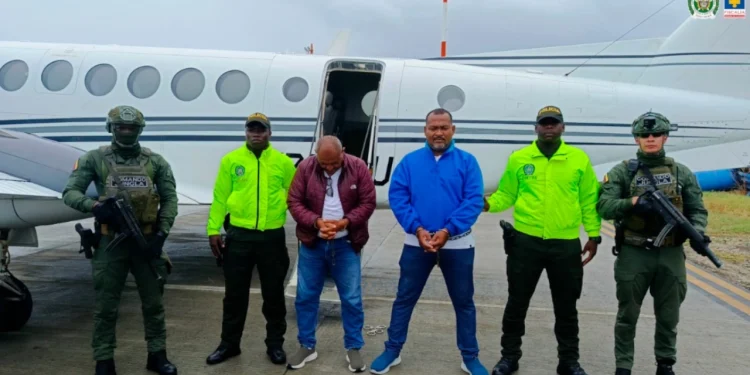 Capturados con fines de extradición dos presuntos integrantes de red narcotraficante que operaba desde San Andrés hacia EE. UU.