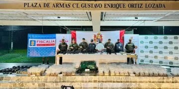 Arsenal de guerra del Bloque Jorge Suárez Briceño fue incautado por el Ejército Nacional en el Meta