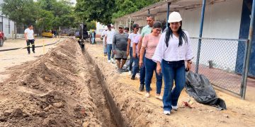 Malambo inició obras de redes de agua potable en San Antonio