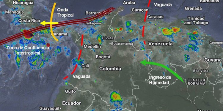 Pronóstico del clima en Colombia para este 31 de julio: lluvias intermitentes y cielo nublado en varias regiones
