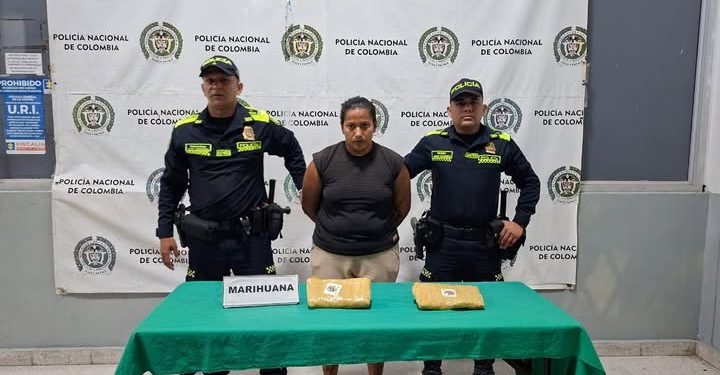 Mujer cae con más de 500 dosis de marihuana en el municipio de Soledad