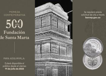 El Banco de la República presentó moneda conmemorativa de los 500 años de Santa Marta