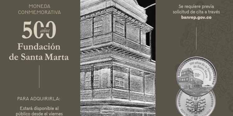El Banco de la República presentó moneda conmemorativa de los 500 años de Santa Marta