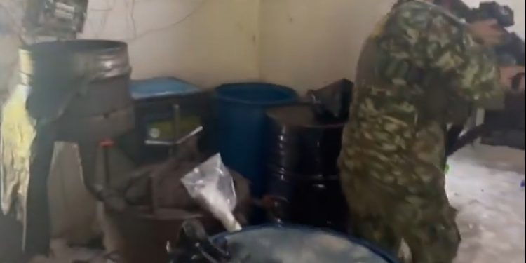Ejército y Policía destruyen laboratorio del ELN para el procesamiento de cocaína en Norte de Santander
