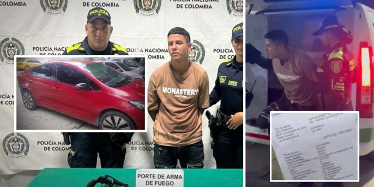 Intento de robo a conductor de inDrive en el Gran Malecón: ciudadano extranjero fue capturado con arma de fuego