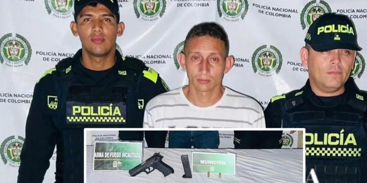 Capturado presunto sicario del Clan del Golfo con pistola 9mm en Juan de Acosta