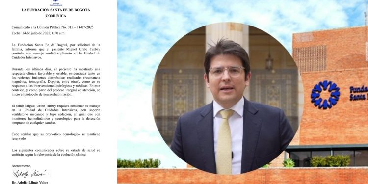 Inician protocolo de neurorehabilitación al senador Miguel Uribe en la Fundación Santa Fe