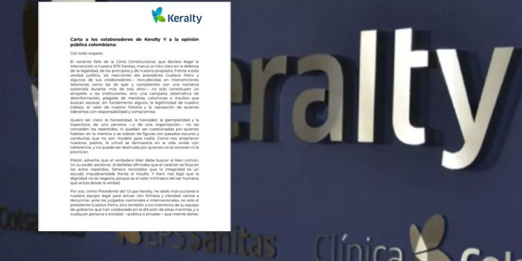 Keralty responde al Gobierno tras fallo de la Corte: “Somos víctimas de una campaña de desinformación”