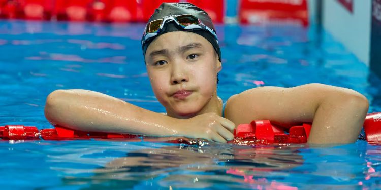 Yu Zidi, la niña que puso en jaque a la natación mundial