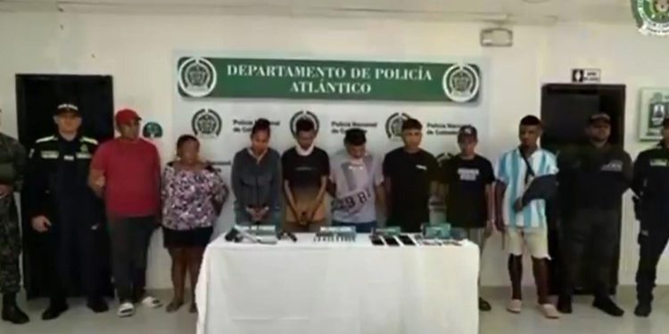 Cae banda ‘Yerba Mala’ en Atlántico: diez detenidos, entre ellos un menor