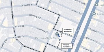 Este martes, cierres viales por procesión de parroquia Santa Marta