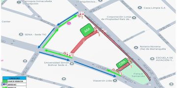 Cierres viales por ensayos del desfile militar del 20 de julio y por grabación de serie