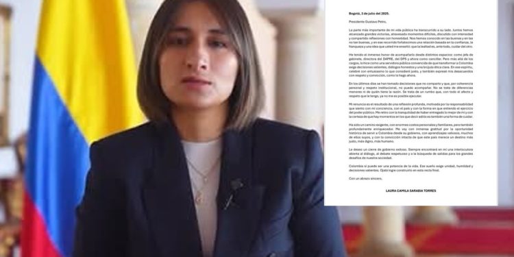 La renuncia que sacude al Gobierno Petro: Laura Sarabia se aparta de la Cancillería tras desautorización presidencial