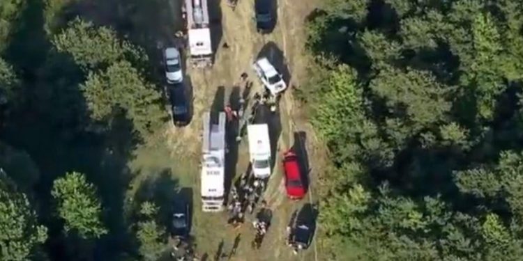 Avioneta se estrelló en un bosque de Nueva Jersey: 15 heridos