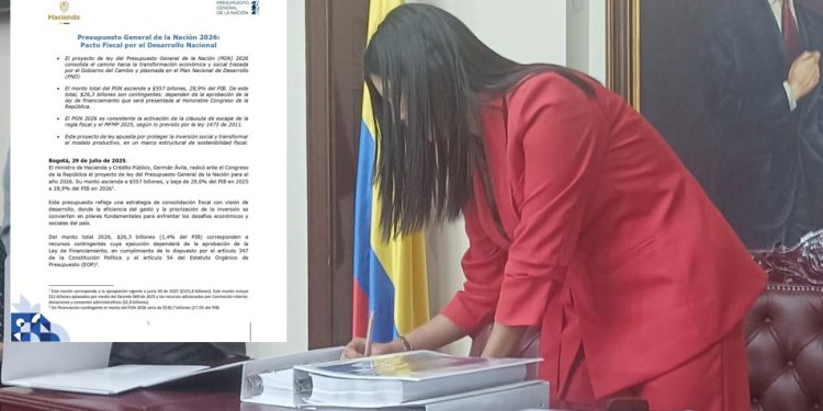 Gobierno Petro lanza ambicioso presupuesto para 2026: $556,9 billones con apuesta por inversión regional