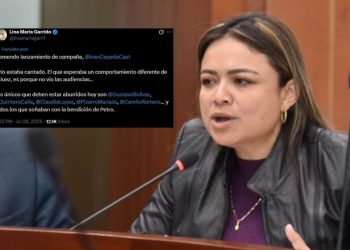 Congresista Lina Garrido califica fallo contra Álvaro Uribe como “lanzamiento de campaña” de Iván Cepeda