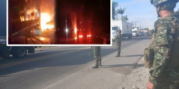 Tensión en el suroccidente: ELN incendia tractomulas e intenta retener vías en Cauca