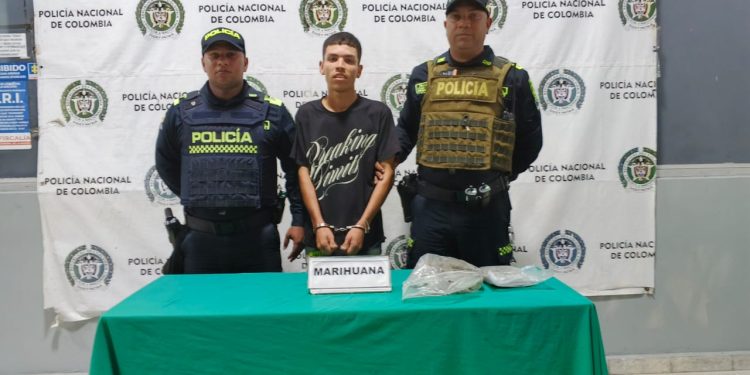 Capturado con estupefacientes en el barrio Las Malvinas en Barranquilla