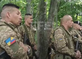 Colombianos se unen a la lucha de Ucrania contra Rusia en la Brigada Jartia