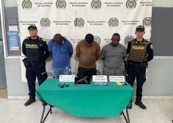 Capturan a tres hombres por hurto en el barrio Los Andes de Barranquilla