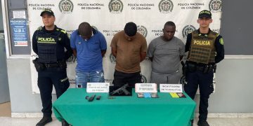 Capturan a tres hombres por hurto en el barrio Los Andes de Barranquilla