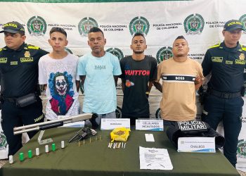 Golpe a ‘Los Costeños’: Cuatro presuntos integrantes capturados en Rebolo