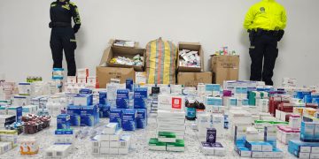 Autoridades incautan medicamentos ilegales por más de $500 millones en operativo en el centro de Barranquilla