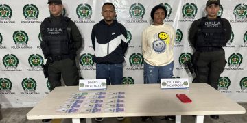 Capturan a mujer y hombre como presuntos extorsionistas en Soledad