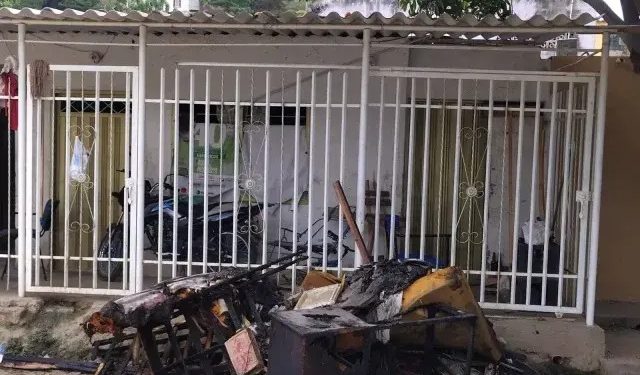 Hijo agrede a su padre y quema su casa en Santa Marta por exigirle la herencia