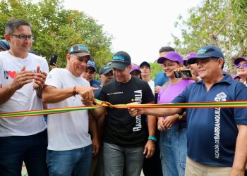 Transformación total: con nuevas vías y parque, Los Trupillos está de fiesta