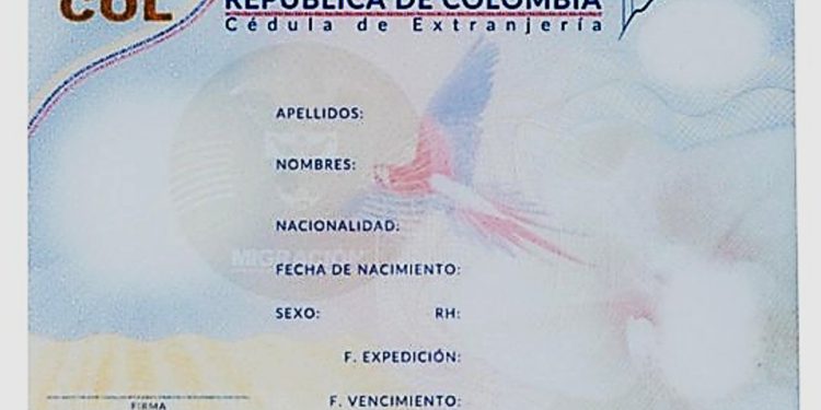 Colombia presenta nueva imagen de la cédula de extranjería con estándar internacional